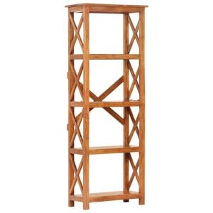 vidaXL Bookshelf | Honey Finish | Solid acacia wood | Medium | Bookshelf