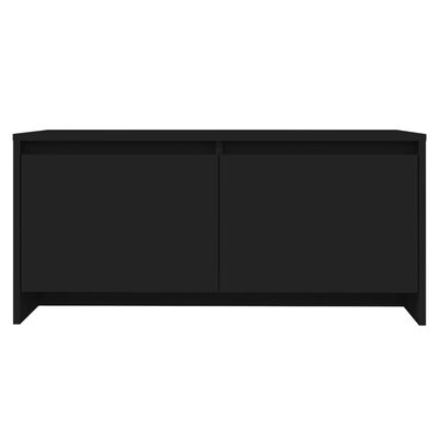 vidaXL Coffee Table Black 90x50x41.5 cm Engineered Wood