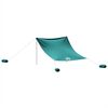 vidaXL Beach Canopy with Sand Anchors Green 304x300 cm