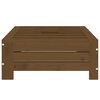 vidaXL Parasol Base Cover Honey Brown Solid Wood Pine