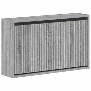 vidaXL Wall-Mounted Shoe Cabinet ARNHEM 71 x 17 x 43 cm Grey Sonoma