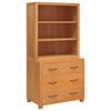vidaXL Storage Furniture Set with Drawer Brown Engineered wood