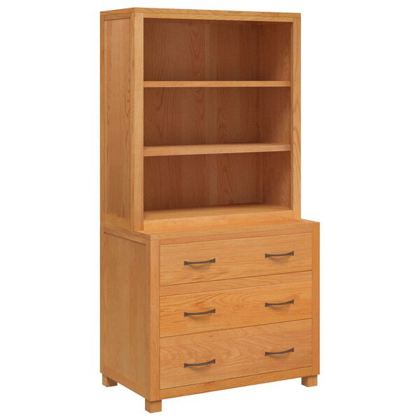 vidaXL Storage Furniture Set with Drawer Brown Engineered wood