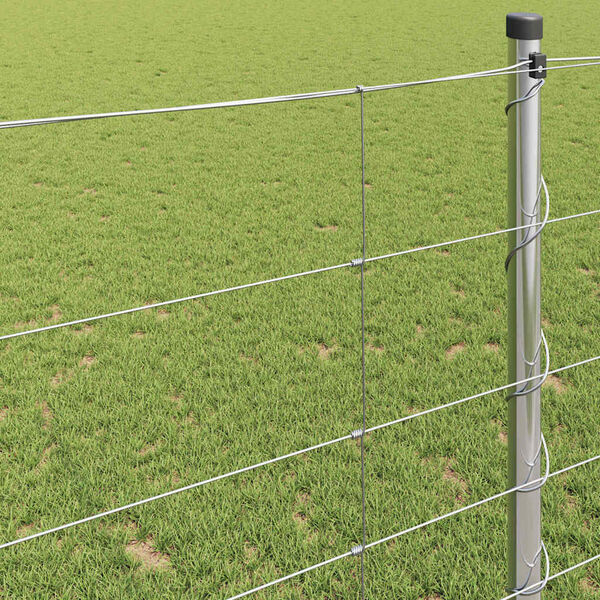 vidaXL Field Fence Silver 50 x 1.2 m Galvanised steel