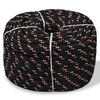 vidaXL Marine Rope Polypropylene 12 mm 250 m Black