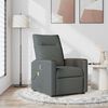 vidaXL Massage Recliner Chair Dark Grey 69 x 86 x 100 cm Fabric