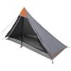 vidaXL Backpacking Tent Grey and Orange 222 x 85 x 125 cm