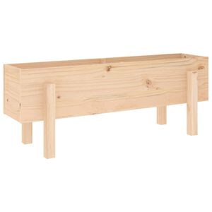 vidaXL Garden Raised Bed 101x30x38 cm Solid Wood Pine