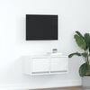 vidaXL TV Cabinet White 60x31x25.5 cm Engineered Wood