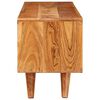 vidaXL TV Cabinet with Shelf Brown 110 x 30 x 40 cm Solid Acacia Wood