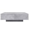vidaXL Coffee Table Concrete Grey 100x100x31 cm Engineered Wood