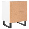 vidaXL Bedside Cabinets 2 pcs White 40x35x50 cm Engineered Wood