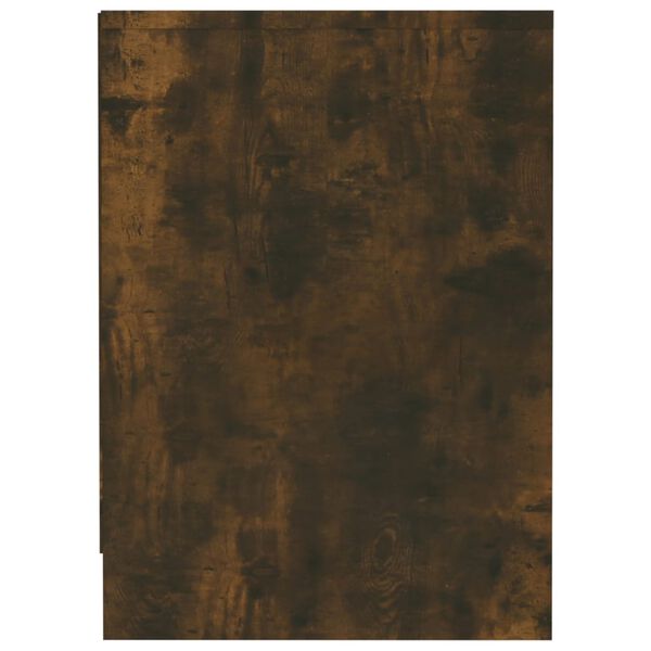 vidaXL TV Cabinet Smoked Oak 102x37.5x52.5 cm Engineered Wood