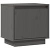 vidaXL Bedside Cabinet Grey 40x30x40 cm Solid Wood Pine