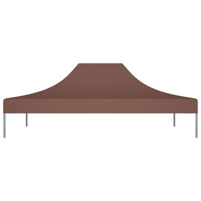vidaXL Party Tent Roof 4x3 m Brown 270 g/m²