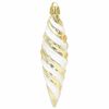 vidaXL Christmas Spiral Shape Ball 40 pcs Gold