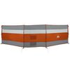 vidaXL Camping Windbreak Grey and Orange 508x130 cm Waterproof
