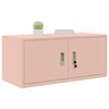vidaXL Storage Cabinet Pink 90 x 40 x 40 cm Steel