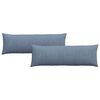 vidaXL Sofa Pillows 2 pcs Blue 120 x 40 cm Corduroy Fabric