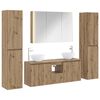 vidaXL Bathroom Furniture Set 6 pcs Artisan Oak