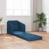 vidaXL Sofa Bed Blue 65 x 80 x 83 cm Fabric