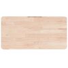 vidaXL Bathroom Countertop 80x40x2.5 cm Untreated Solid Wood