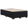 vidaXL Bed Frame without Mattress Black Double Velvet