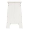 vidaXL Hall Bench White 100x28x45 cm Solid Wood Pine