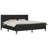 vidaXL Bed Frame with Mattress Black 180 x 200 cm Velvet