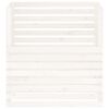 vidaXL Composter White 100x100x102 cm Solid Wood Pine