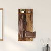 vidaXL Wall-Mounted Coat Rack Old Wood 40 x 10 x 90 cm Engineered wood