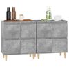vidaXL Sideboards 2 pcs Concrete Grey 60x35x70 cm Engineered Wood