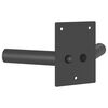 vidaXL Flag Pole Holder Black 11.5 x 7.5 cm Steel