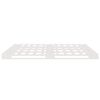 vidaXL Pallet Bed without Mattress White Double Solid Wood