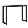 vidaXL Dining Table Leg O Frame 120x50x72 cm