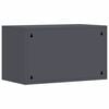 vidaXL Wall Cabinet for Garage with Gas-lift Door Anthracite