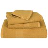 vidaXL Hand Towels "FROGN" 4 pcs Gold 50x100 cm 360 gsm
