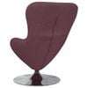 vidaXL Egg Chair Purple 63 x 73 x 90 cm Fabric