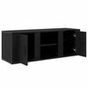 vidaXL TV Cabinet Black Oak 100 x 31.5 x 35 cm Engineered Wood