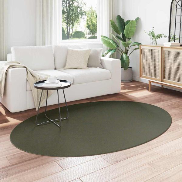 vidaXL Carpet HUARTE Forest Green 200 x 140 cm 100% Polyester