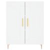 vidaXL Highboard White 69.5x34x180 cm Engineered Wood