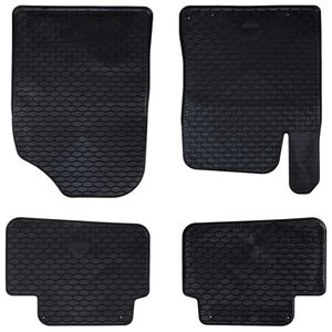vidaXL Car Mat 4 pcs Black TPE