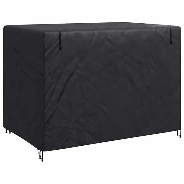 vidaXL Outdoor Swing Cover Black 220 x 150 x 150 cm 420D Oxford Fbric