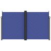 vidaXL Retractable Side Awning Blue 200x1000 cm