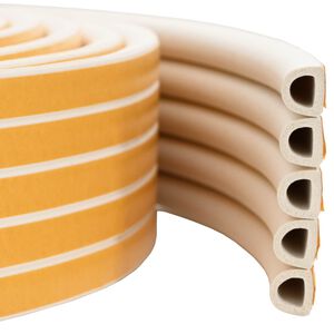 vidaXL Self-Adhesive Window Seal White 14 x 12 mm 25 m EPDM Foam