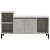 vidaXL TV Cabinet Concrete Grey 100x35x55 cm Engineered Wood