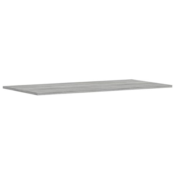 vidaXL Wall Shelves 4 pcs Grey Sonoma 100x50x1.5 cm Engineered Wood