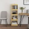 vidaXL Book Cabinet Room Divider 40x30x135.5 cm Pinewood