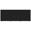 vidaXL TV Cabinet Black 80x34x30 cm Engineered Wood