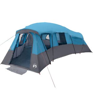 vidaXL Family Tent 20-Person Waterproof Blue Taffeta